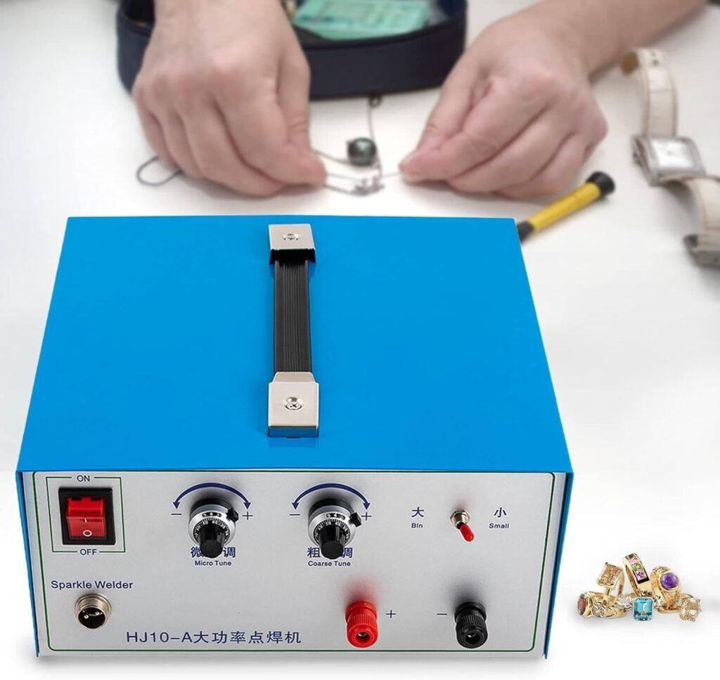Professional Portable Spot Welder 30A Permanent Jewelry Welder Kit Jewelry Spot Welder for Gold Silver Steel Jewelry Welding