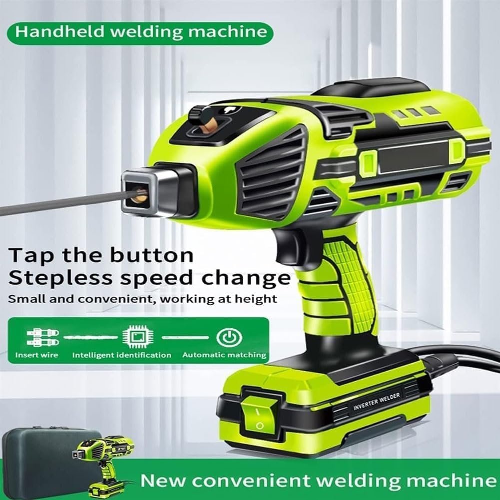 GYDUHYE Electric Welder Machine Kit, Welding Machine, Handheld Welder with IGBT Inverter 6 Variable Current Adjustment, Portable ARC Welder Gun Fits for 3/32-1/8 (2.5-3.2mm) Wire rods