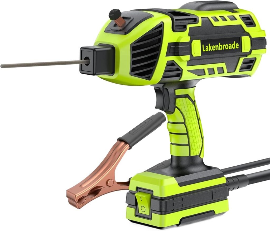 Lakenbroade 4600W Welding Machine, Portable ARC Welder Machine Gun, IGBT Standing Handheld Welding Machine for 3/32-1/8 Stick Welder,Welder 6 variable current adjustment