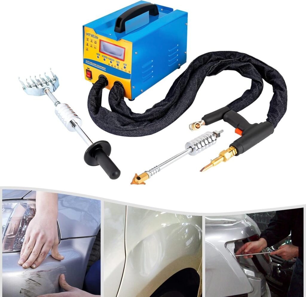 UPIKIT Dent Repair Machine, Spot Welder Dent Puller, 3000W Stud Welder Dent Repair Kit, 7 Models Spot Welding Machine for Car Body Dent Repair