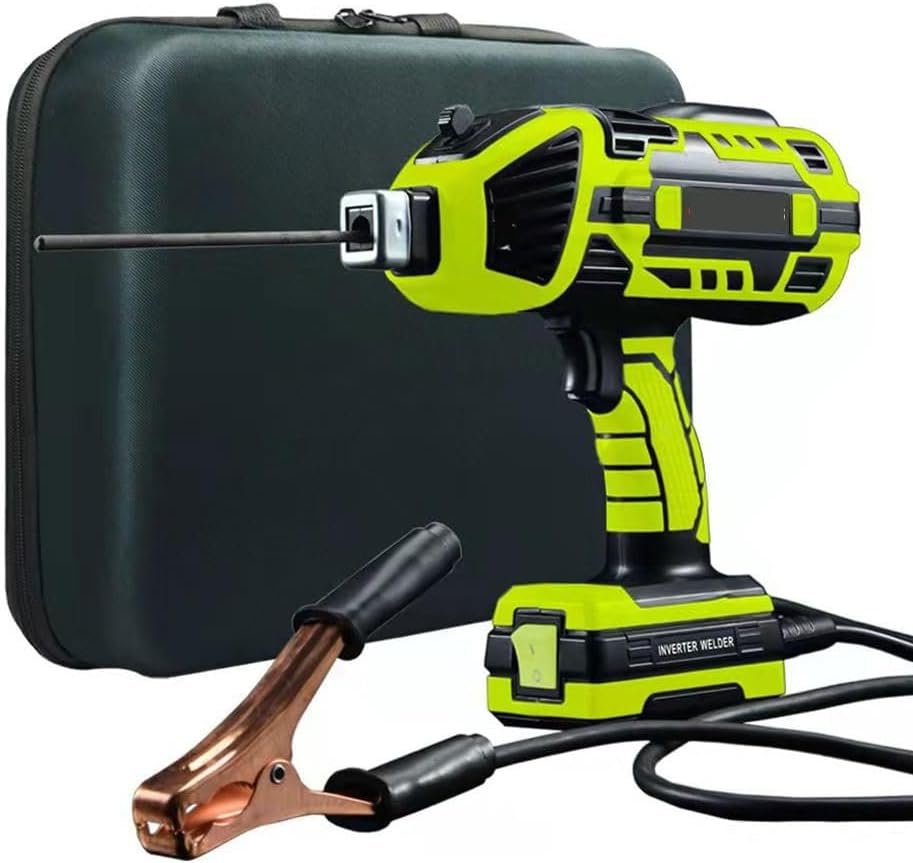 Welding Machine Kit, Portable ARC Welder Gun with IGBT Inverter, Handheld Welder with 6 Variable Current Adjustment for 3/32-1/8 Wire rods