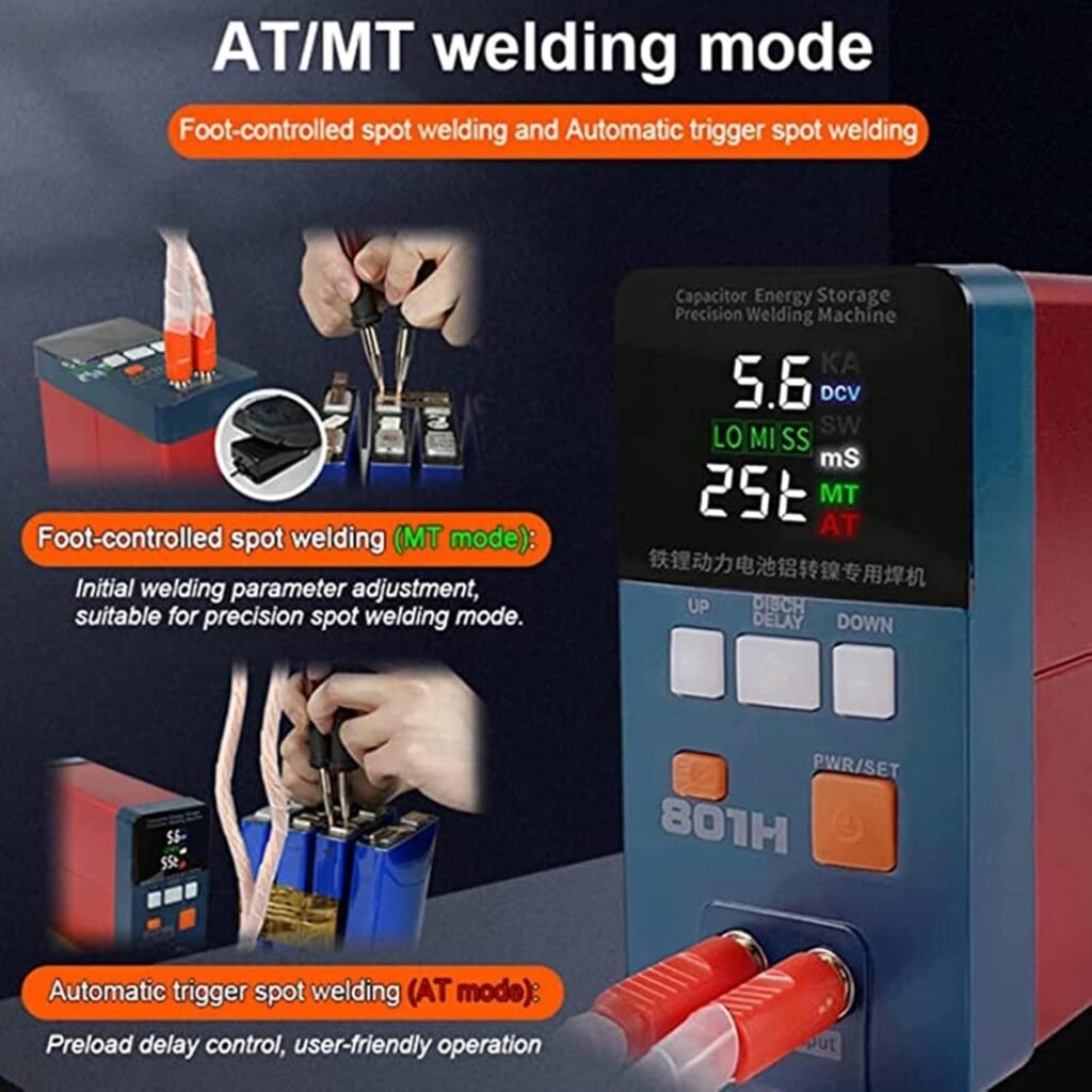 ZIJINGY Battery welder,801HCapacitor Energy Storage Pulse Welding Machine,19.8Kw Industrial Energy Storage Battery Welding Machine