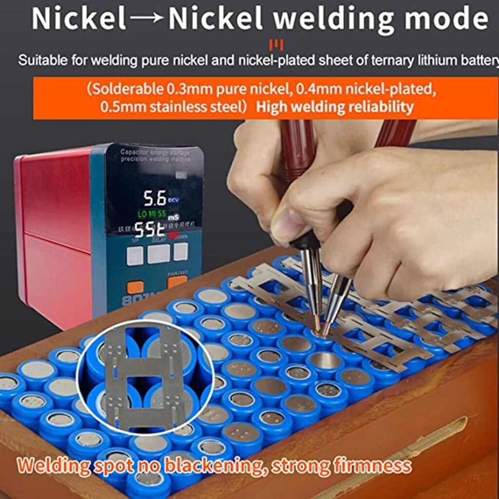 ZIJINGY Lithium Batteries Soldering Machine,801H Cordless Spot Welder,Pulse Spot Welder,Lithium Battery DIY Hand Welding Pen 110V-220V