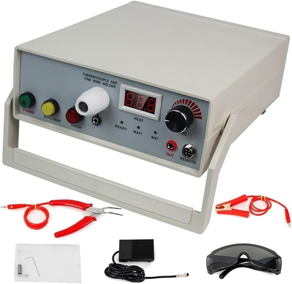 ZIJINGY Pulse Spot Welder， 0.15-0.8m TL-WELD Thermocouple Wire Butt Spot Welder