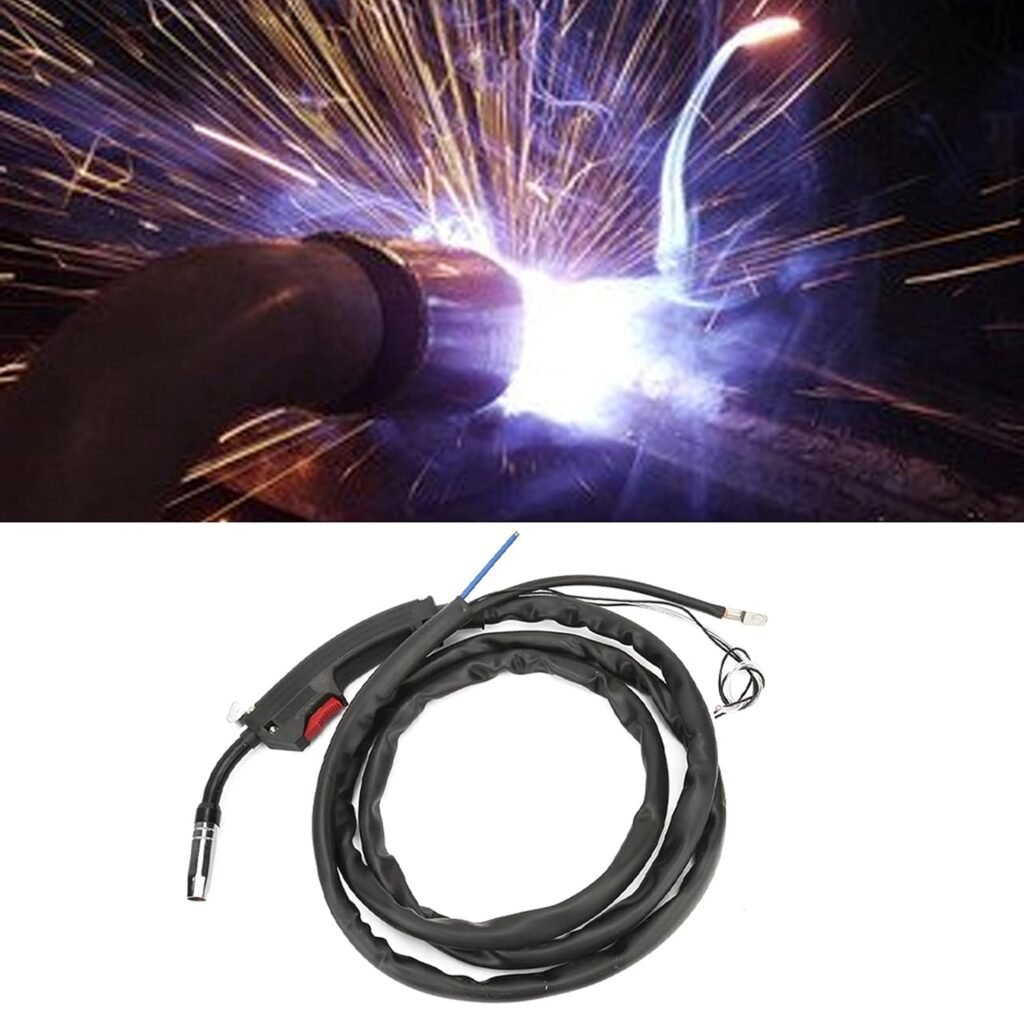 lyrlody 14AK MB14 CO2 Welding Torch, Welding Gun MIG Welder Gun MIG130 0.8~1.2mm for Protective Gas Welding, 160-200A