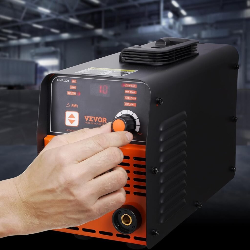 VEVOR Stick Welder, 200Amp 3 in 1 ARC/Lift Tig  Plastic Welder Machine, 110/220V Hot Stapler with Hot Start Arc Force Anti-Stick, Plastic Welding Kit Car Bumper Repair Kit