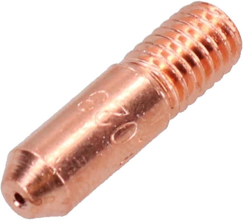 0.8mm Mini Contact Tips 10pk Hobby Welding Torch Welder MIG Gas M5 Thread