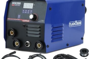 MIG Flux Core Stick Welder 200A Dual Voltage review