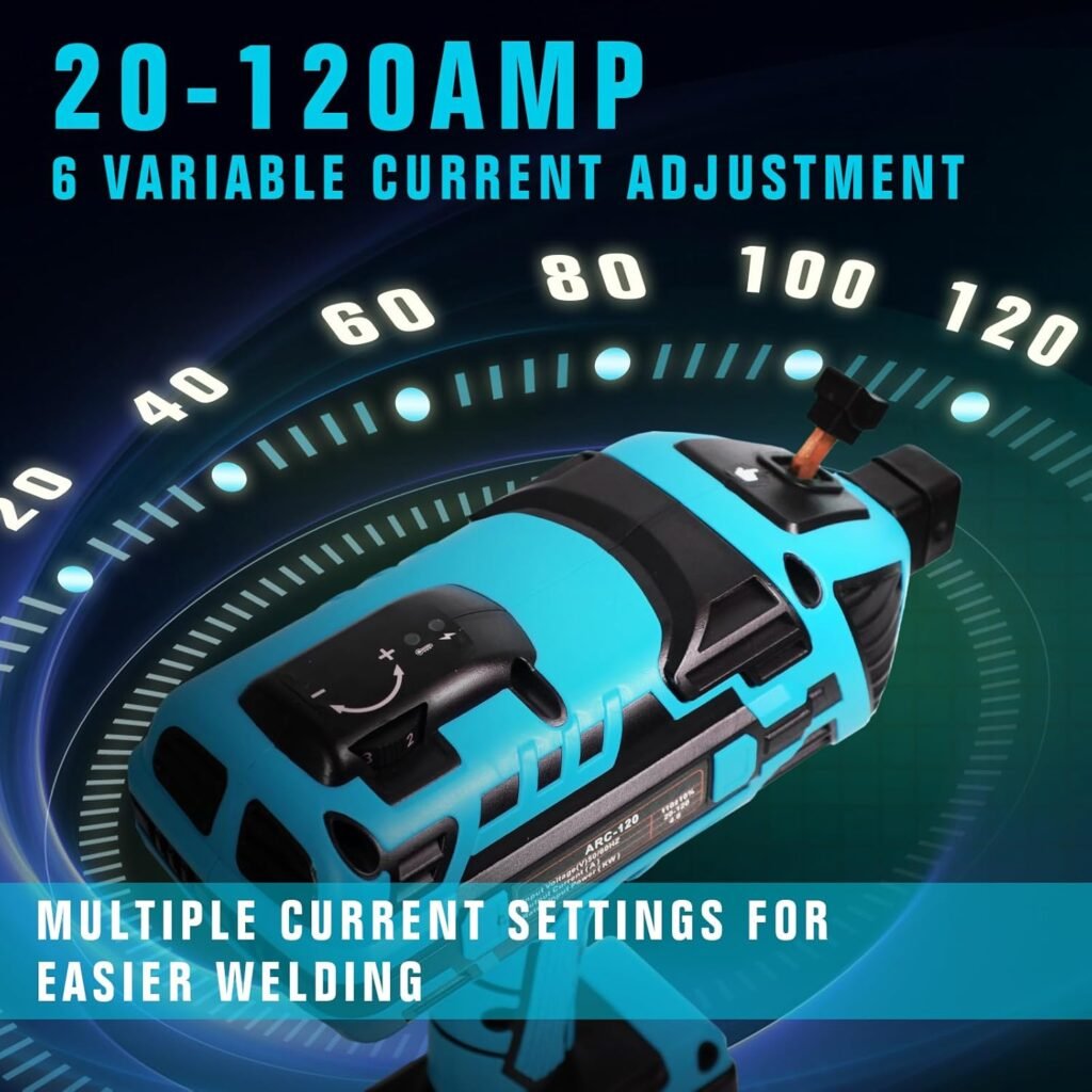 TRQWH Welding Machine 110V/220V Stick Welder ARC Welder Machine IGBT Inverter Mini MMA Welder Tig/Mig Portable Welding Machine Blue