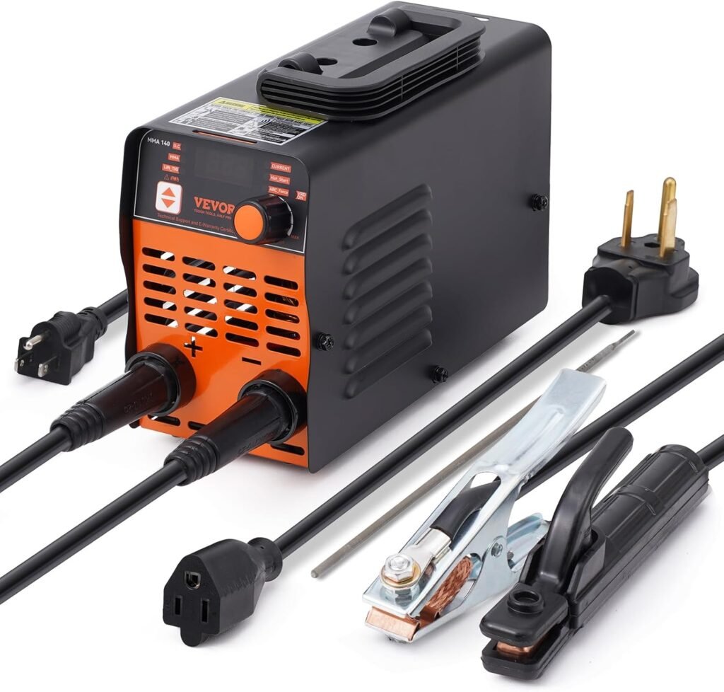 VEVOR Stick Welder, 140A ARC/Lift TIG 2-IN-1 Welding Machine with IGBT Inverter 110V/220V Portable MMA Welder Machine with Hot Start, Arc force and Anti-Stick