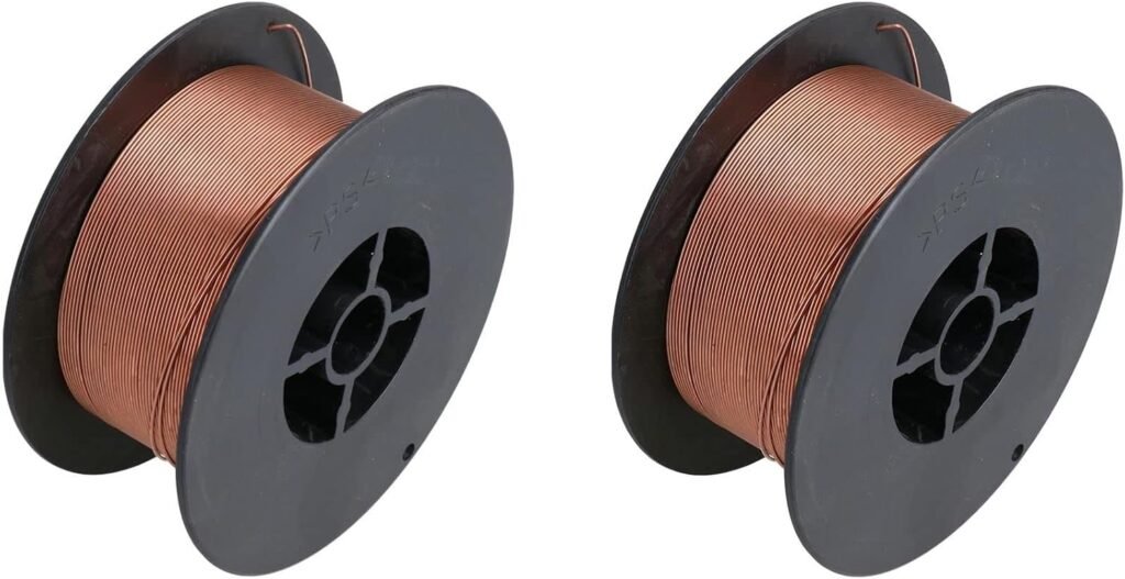 0.6mm Mild Steel Mig Welder Welding Wire Spool Gas Argon CO2 1.0kg Reel 2pk