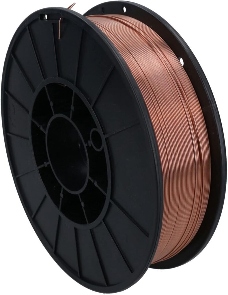 0.6mm Mild Steel Mig Welding Wire Spool Gas Argon CO2 5kg Reel Copper Coated
