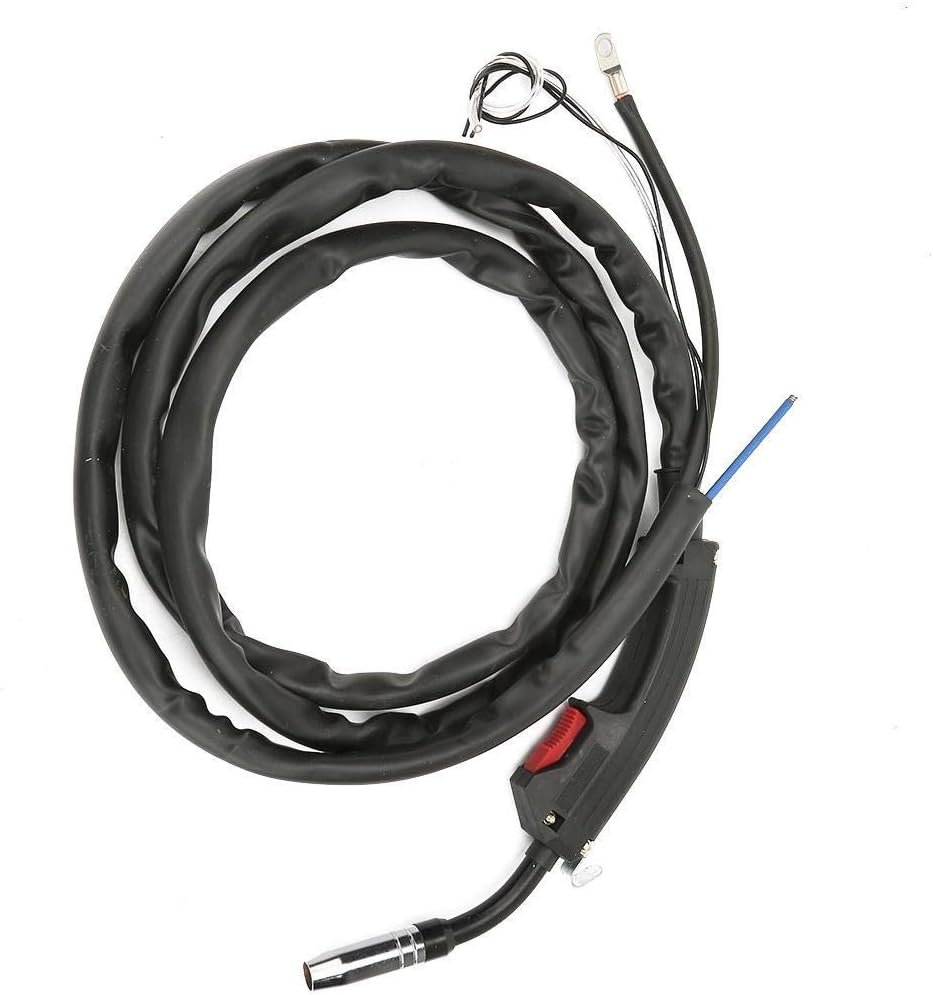 14AK MIG Welding Torch, MB14 CO2 Gas Protective MIG Welder Torch 2 Meters Welding Gun Parts Fit for Current 160A~200A
