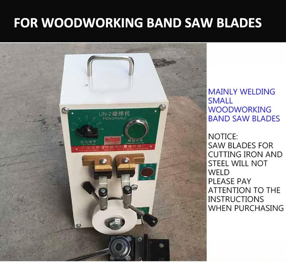 3 in 1 Portable Electric Welder Band Saw Blade Welding Machine Grinder Cutter 0.6-0.75mm Thickness BandSaw Blade Butt Welder Tempering, Wood Pruning Saw Reciprocating Saw Blade Welder only woodworking