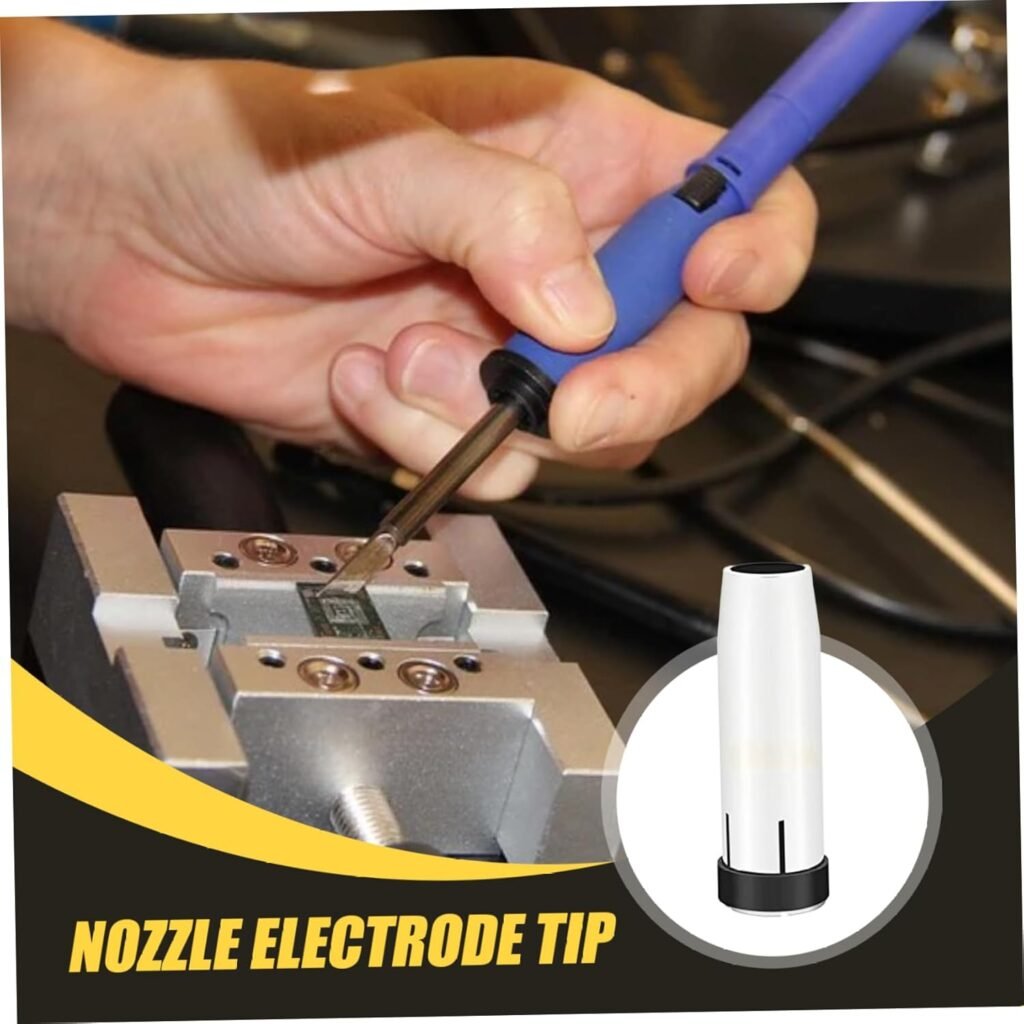 48Pcs MIG Welder Tips Kit Contact Tips and Copper Nozzles for Gas Gasless Welding Machines, Heat Resistant Welding Replacement Parts Easy to Install 48Pcs MIG Welder Tips Kit Contact Tips and Copper Nozzles for Gas Gasless Welding Machines, Heat Resistant Welding Replacement Parts Easy to Install