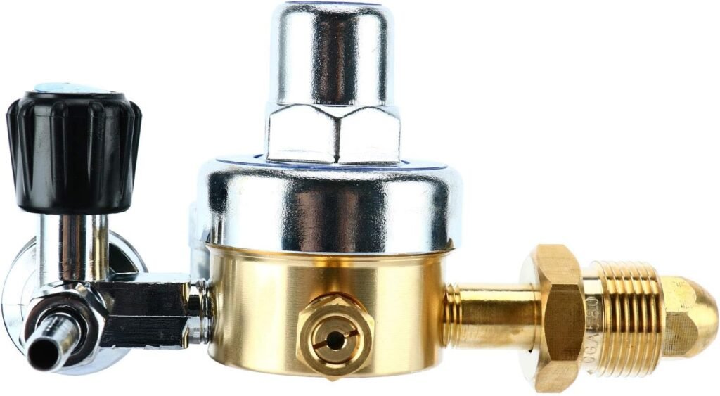 Argon Regulator with Flowmeter TIG Welder MIG Welding CO2 Regulator 0 to 25 L/MIN - 0 to 25 MPA Pressure Gauge CGA580 Inlet Connection Gas Welder Welding Regulator with Built-in Flow Meter Argon Regulator with Flowmeter TIG Welder MIG Welding CO2 Regulator 0 to 25 L/MIN - 0 to 25 MPA Pressure Gauge CGA580 Inlet Connection Gas Welder Welding Regulator with Built-in Flow Meter