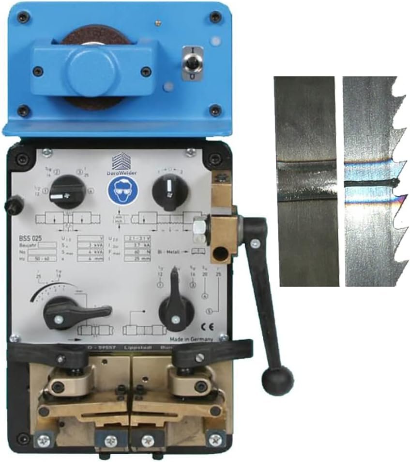 BandSaw Blade Welder Machine - 3 in 1 Wood Metal Grinder Cutter for 0.4-0.7mm Thickness and 6-20mm Width BandSaw Blades