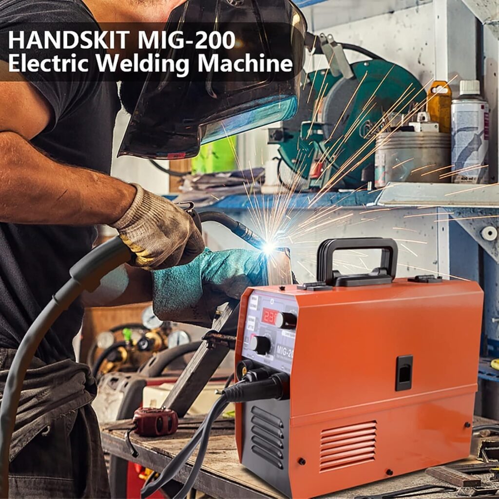 BLOSSS Portable MIG Welder Multifunction IGBT MMA TIG MIG Welding Machine Professional Argon CO2 Non-gas Semi Automatic Repair Tools