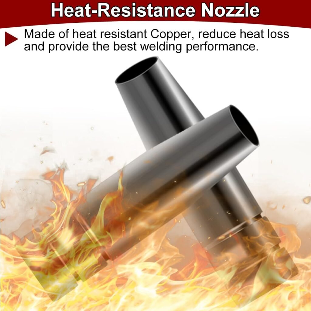 EATBALE 15AK Conical Nozzle for MB14 14AK MB15 15AK MAG/MIG Co2 Welding Torch Accessories, Copper Gas Nozzle Shield Cup Welder Gun Self Protection Consumables Ref No.145.0075, w/Wrench (11 Pcs)
