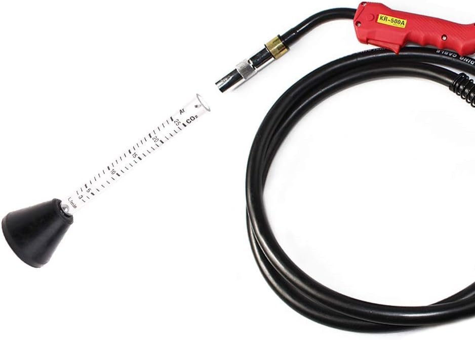 JENOR Argon Co2 Gas Flow Meter Peashooter Scale Tester Measure for Mig Tig Welder Welding