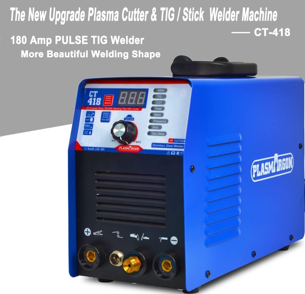 TIG/MMA Air Plasma Cutter - Tosense CT312 3 in 1 Combo Welding Machine,120A TIG/MMA, 30A ARC Plasma Cutter Dual Voltage 220V/110V TIG/MMA Air Plasma Cutter - Tosense CT312 3 in 1 Combo Welding Machine,120A TIG/MMA, 30A ARC Plasma Cutter Dual Voltage 220V/110V